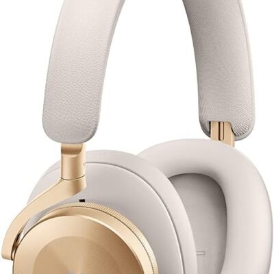 Bang & Olufsen Beoplay H95 Premium Comfortable Wireless Active Noise Cancelling (ANC) Over-Ear Headphones with Protective Carrying Case, Gold Tone